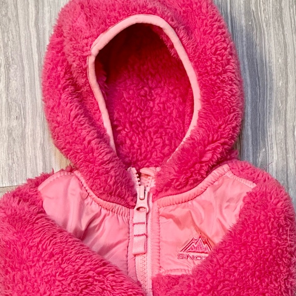 Snozu Pink Fleece Kids Footies - Picture 11 of 16